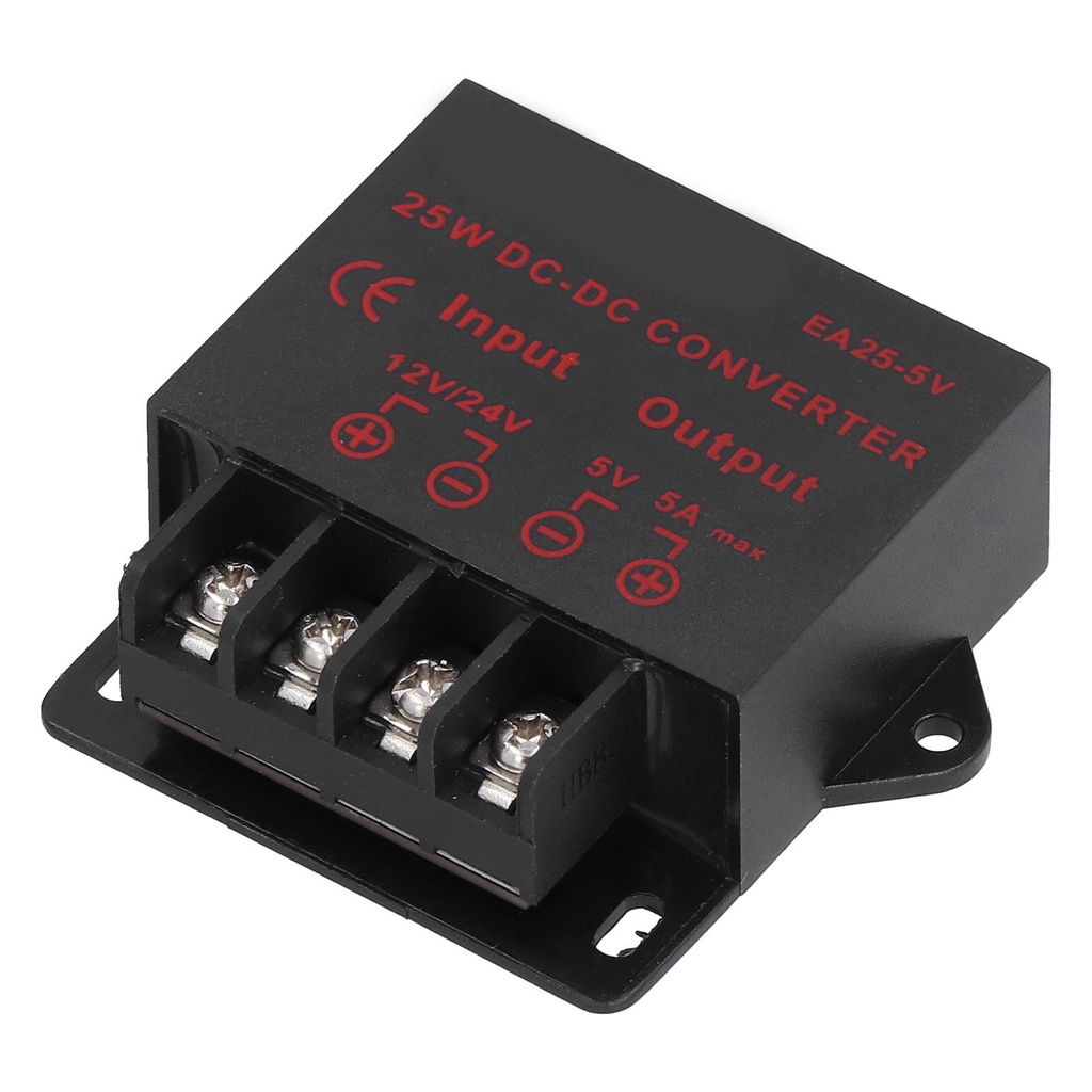 PunkyRabbit Bộ Chuyển Đổi Điện Áp DC 12V 24V Sang 5V 5A Giảm Tốc Điều Chỉnh Biến Mô Đun