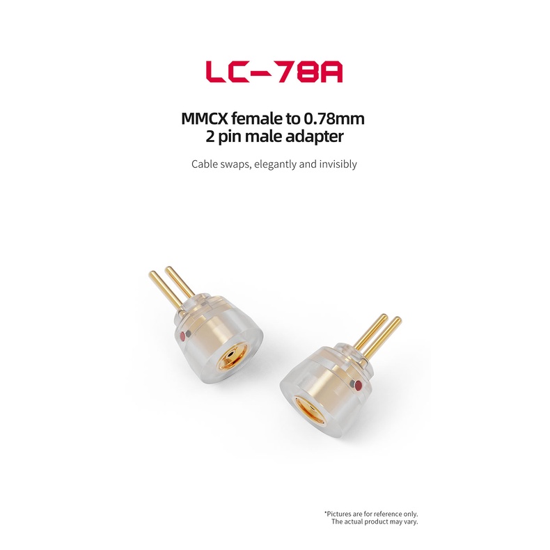 Fiio Đầu Chuyển Đổi lc-78a mmcx Sang 0.78mm 2-pin Cho ff1 fd11