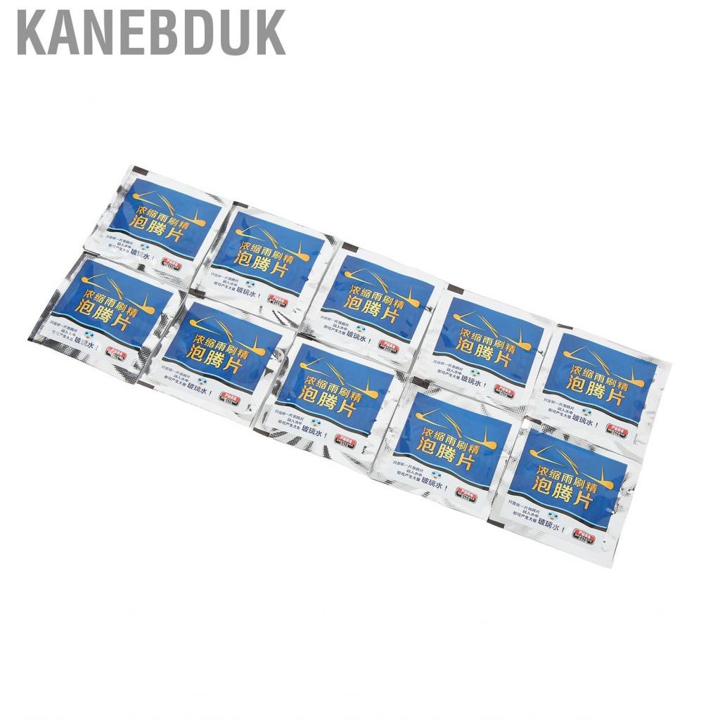 Kanebduk Windscreen Washer Fluid Concentrate  Windshield Tablets Effervescent Blue 10pcs for Car Kitchen