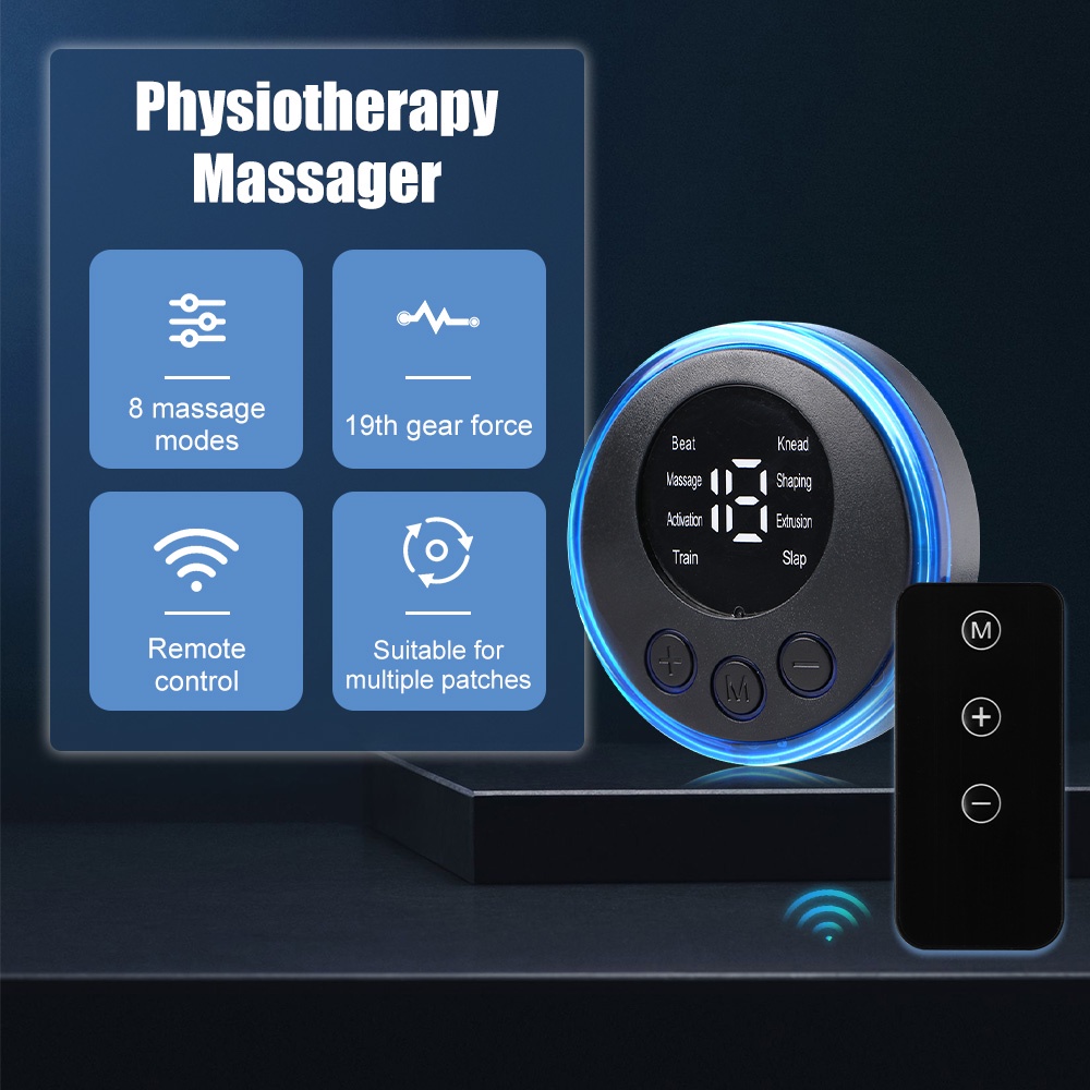 Polaroe Miếng Dán Massage Giảm Cân Điện Tử Không Dây Thông Minh ems