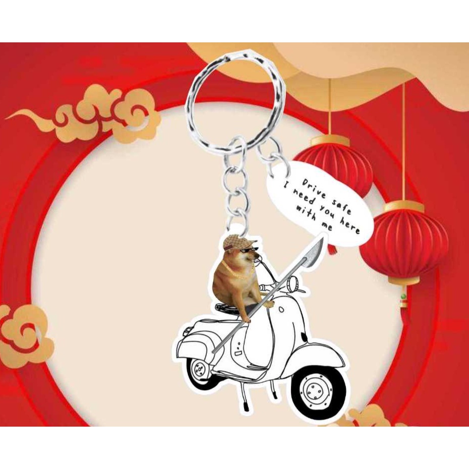 Móc khóa Drive Safe -lái xe an toàn