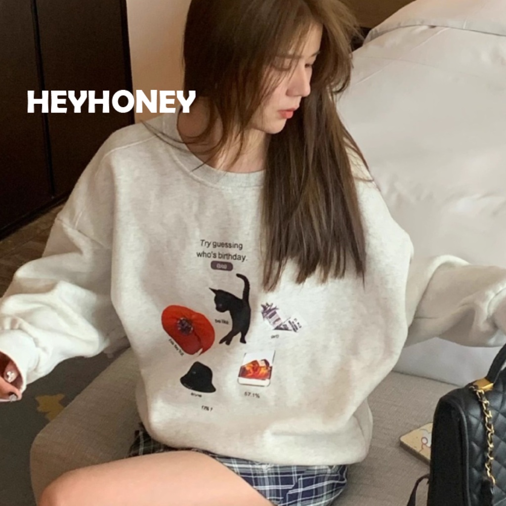 HEYHONEY Áo Khoác hoodie áo khoác nữ zip hoodie comfortable casual Korean Thời trang WWY23B0QVW 48Z231130