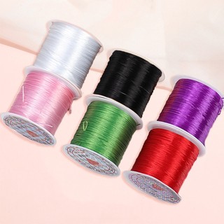 Cuộn 10m dây cước 0.5mm co giãn để xỏ hạt làm trang sức