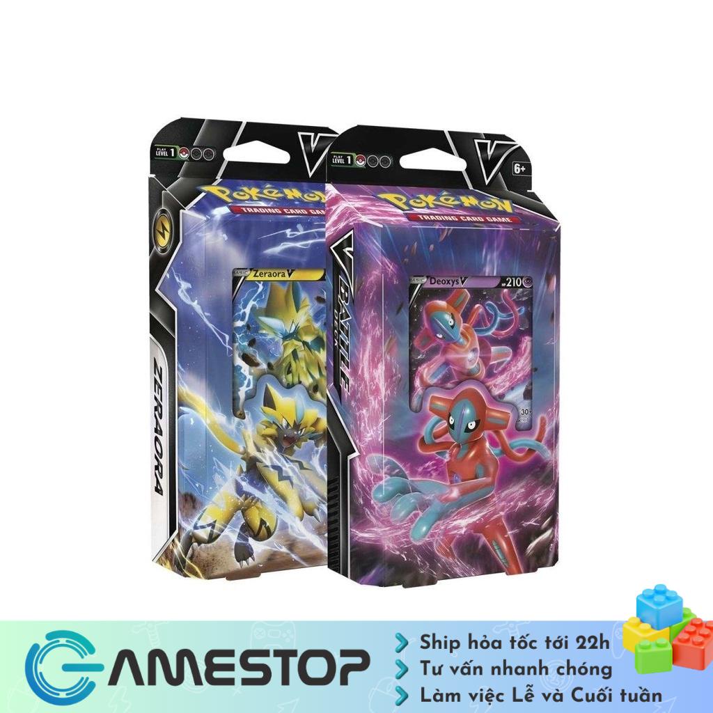 Thẻ bài Pokemon TCG V Battle Deck Zeraora vs Deoxys phiên bản tiếng Anh POKTCGUS2TH09