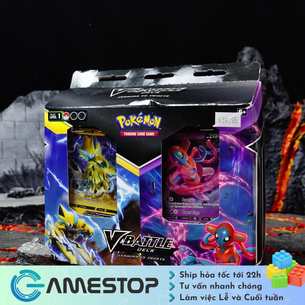 Thẻ bài Pokemon TCG V Battle Deck Zeraora vs Deoxys phiên bản tiếng Anh POKTCGUS2TH09