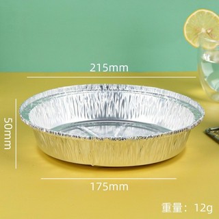 Sét 10 bát giấy bạc lót nồi chiên không dầu size 22cm
