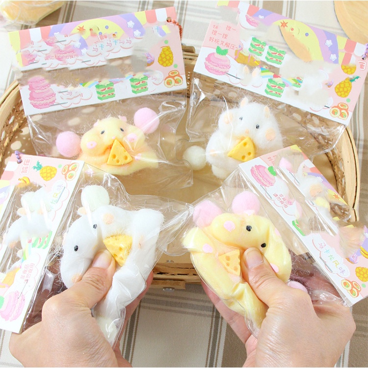 Mềm Đồ Chơi Chuột hamster Cao Su Giảm Căng Thẳng