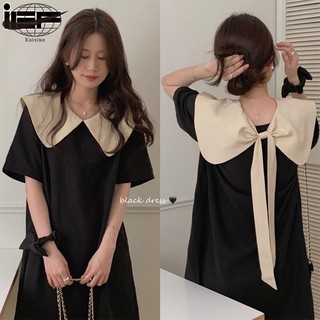 Đầm nữ Kaisike cổ búp bê thắt nơ phong cách Hàn Quốc thời trang
