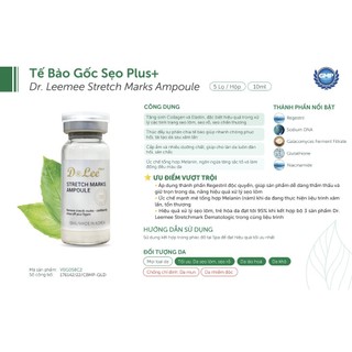 Tế bào gốc sẹo GSC+ plus-Tăng sinh colagen, elastin,tái tạo, lấp đầy sẹo rỗ