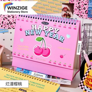 Winzige Lịch để bàn 2024 Y2K calendar planner