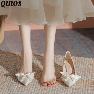 Aprilicot Giày Cao Gót Mũi Nhọn Thời Trang Nữ Tính