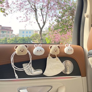 Popular Car Hook Car Front Row Multi-Functional Adhesive Small Hook Cute Car Storage Co-Pilot Mef4
