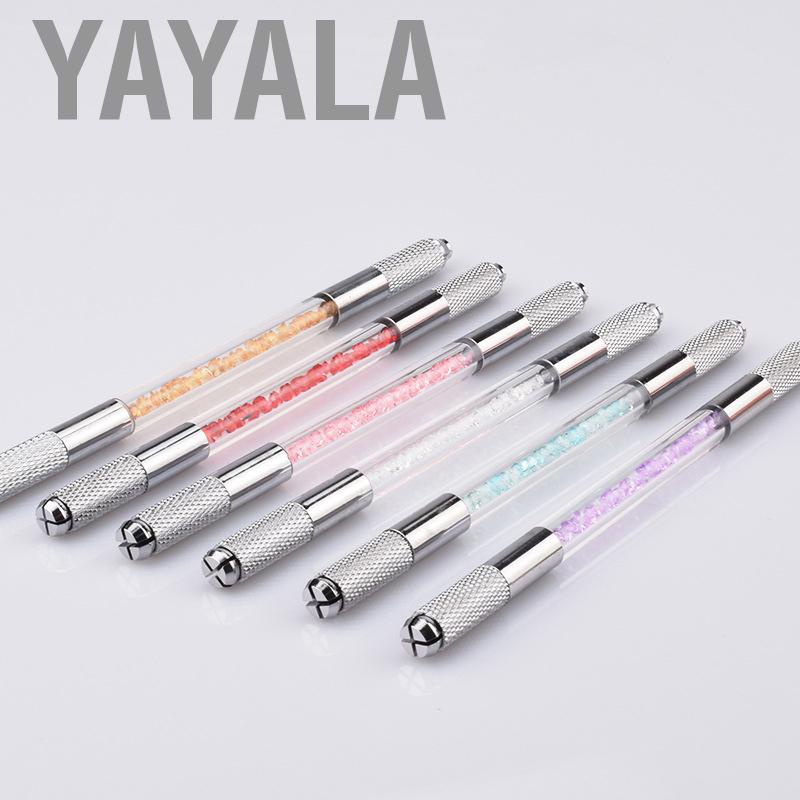 Yayala Manual Microblading Pen Prevent Slipping Traditional Tattoo Tool for Eyebrow Eyeliner