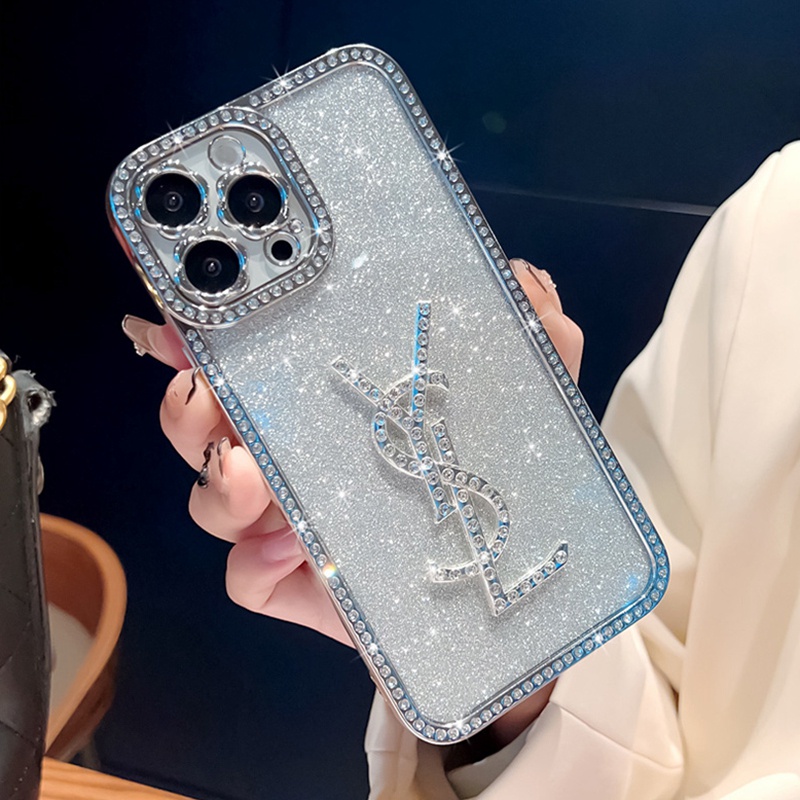 Sang Trọng Ốp Điện Thoại tpu Mềm Đính Kim Cương iphone15 14 11 12 15 pro max 12pro max 13pro 11promax 14plus 14promax 15plus
