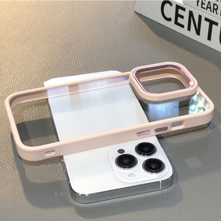 Sang Trọng Ốp Điện Thoại Cứng Trong Suốt Viền Kim Loại Chống Sốc Cho iphone 15 pro max 14 pro max 13 12 11 pro max xr xs plus