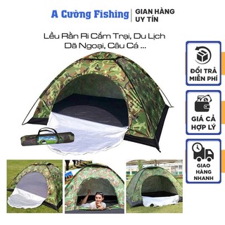 Lều rằn ri cắm trại đi du lịch, dã ngoại, câu cá, đi phượt