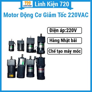 Motor động cơ giảm tốc 220vac hàng nhật bãi chế máy quay nướng thịt 6w/15w/25w/40w/60w/90w/120w/200w