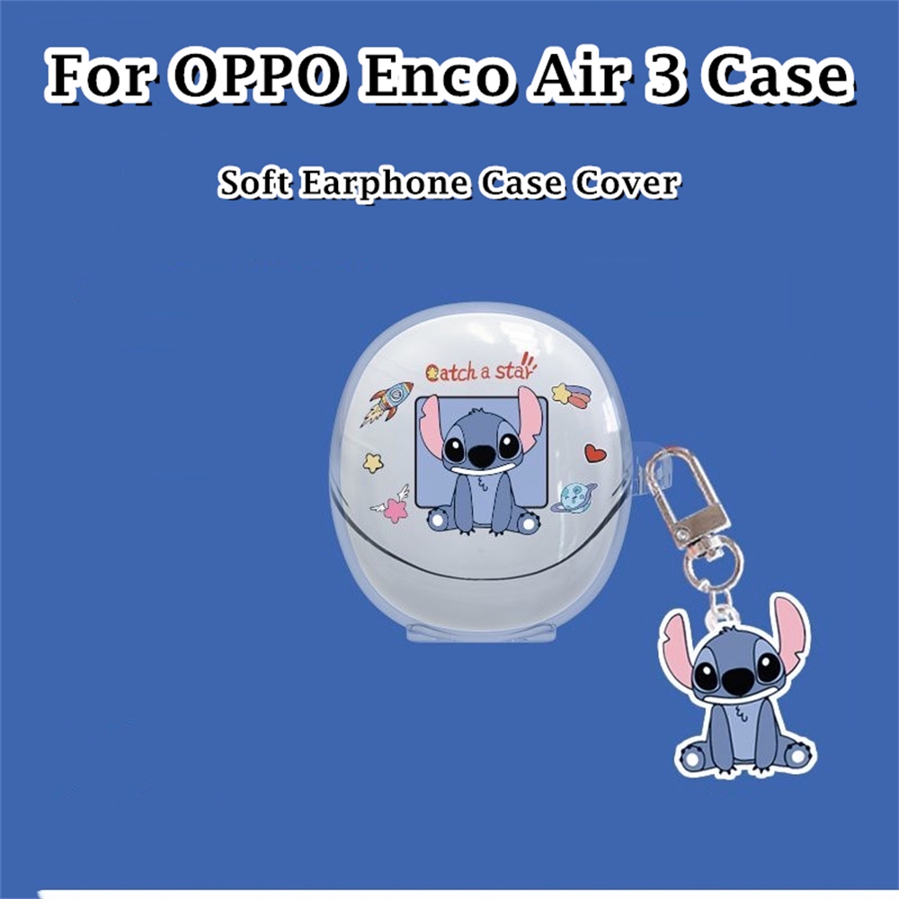 Vỏ Bọc Hộp Sạc Tai Nghe oppo enco air 3 Bằng Silicon Mềm Họa Tiết Hoạt Hình Phong Cách Mùa Hè