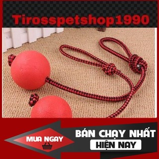 [❌GIÁ SỈ❌] Đồ Chơi Dây Và Bóng Cao Su Huấn Luyện Chó Mèo ❤️