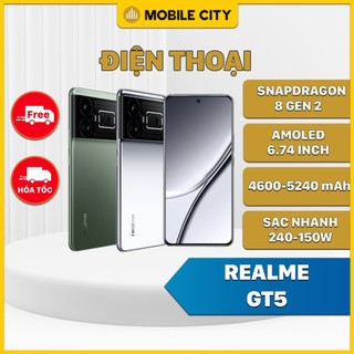 Điện thoại realme gt5 - snapdragon 8 gen 2 - màn amoled 6.74 inch