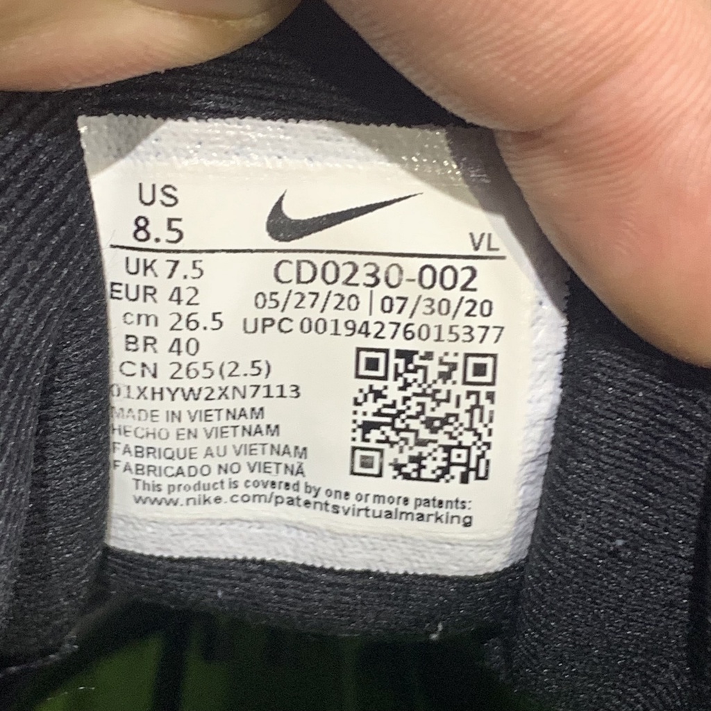 2hand Giày Nike Quest 3 Black White Grey CD0230-002 SIZE 42 PVN10279