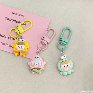 🌺xinyia🌺Móc khóa mặt Spongebob Squarepants dễ thương