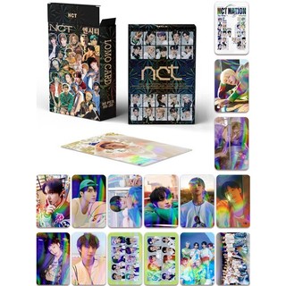 Set 30 Tấm Ảnh lomo laser nct 127 dream hologram