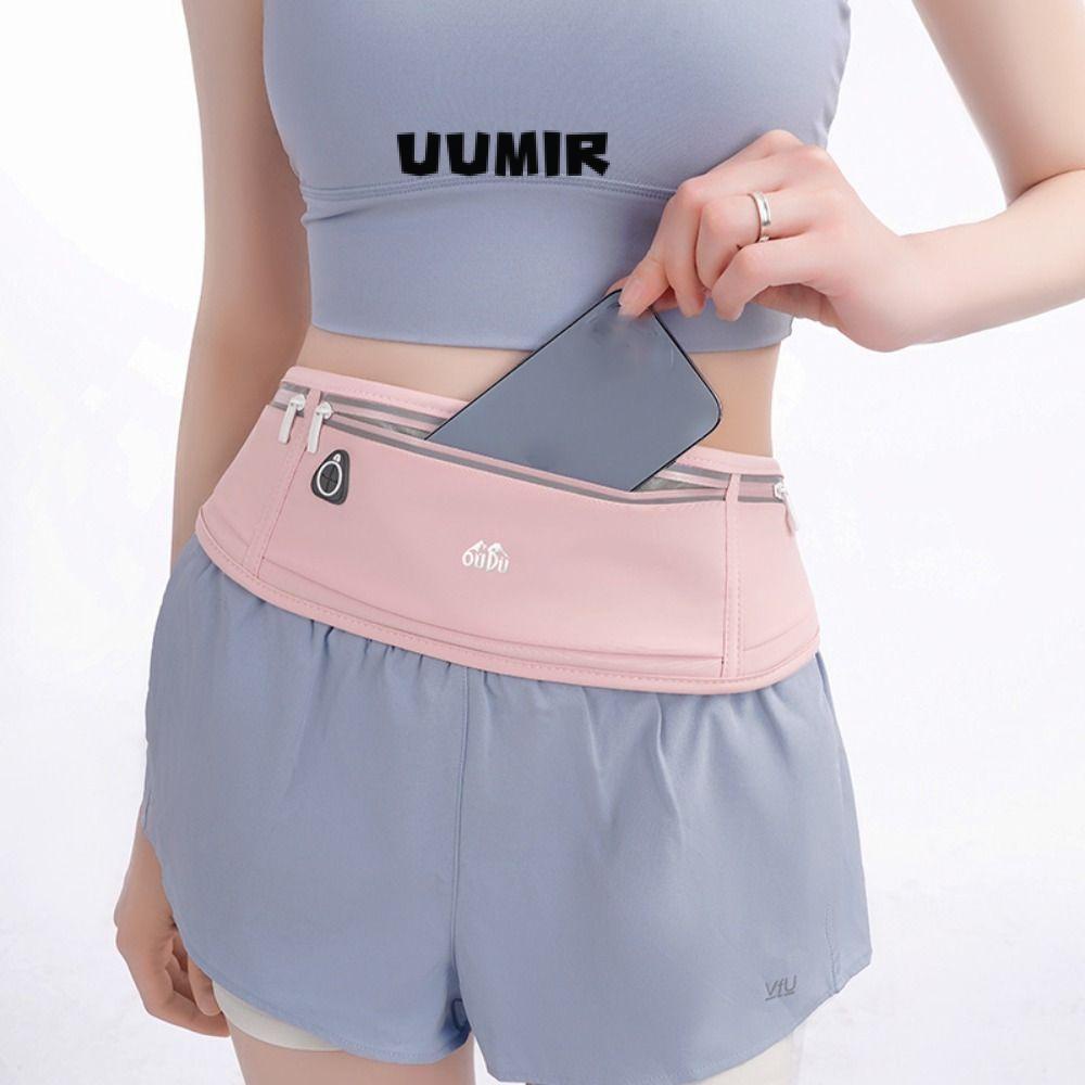 UUMIR Túi Đựng Điện Thoại Đeo Hông Màu Trơn Chống Thấm Nước Trọng Lượng Nhẹ Cho Nữ