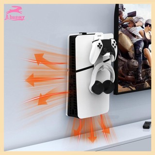 Giá đỡ máy chơi game ps5 slim gắn tường kèm móc treo tiện dụng