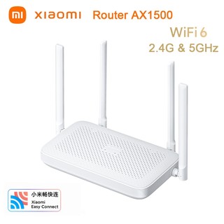 Thiết bị phát wifi 6 cổng 1501mbps băng tần kép 2.4g / 5ghz xiaomi router ax1500
