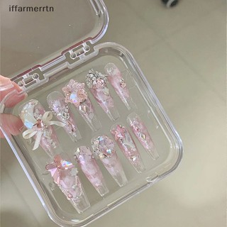 Set 10 hạt pha lê hình bông tuyết 3d lấp lánh đính móng nghệ thuật diy