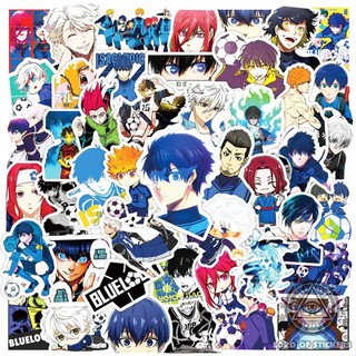  Set 50 Hình Dán Sticker Blue Lock Anime Manga Truyện Tranh BLUELOCK Chống Thấm Nước Dán Mũ Nón Bảo Hiểm Laptop Xe Sổ 