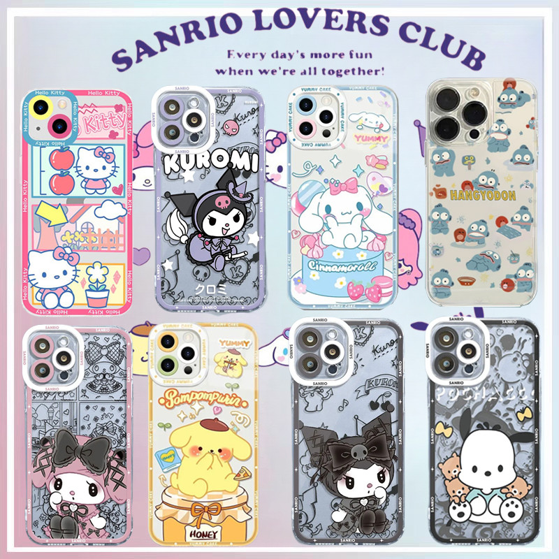 Vỏ Câu Lạc Bộ Sanrio Cho Samsung Galaxy S25 Ultra S24 Plus S24FE S23FE A16 5G J2 J7 Prime J6 Plus Ha