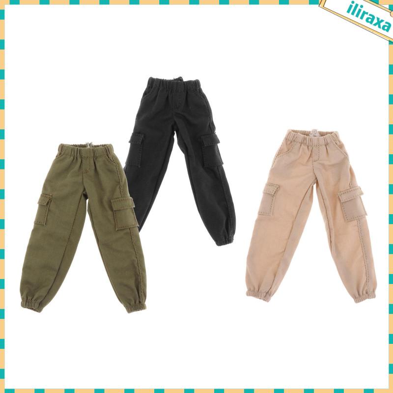Thu Nhỏ Búp Bê Quần Trang Phục Phụ Kiện 1 / 12 Nam Hình Quần Cho 6 Inch Búp Bê Nhân Vật Hành Động Hình Phụ Kiện
