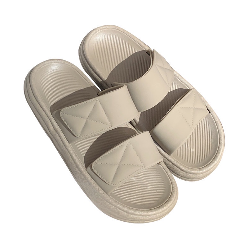 Đôi Dép Sandal Đế Mềm Màu Trơn Đơn Giản Thoải Mái Dành Cho Nữ