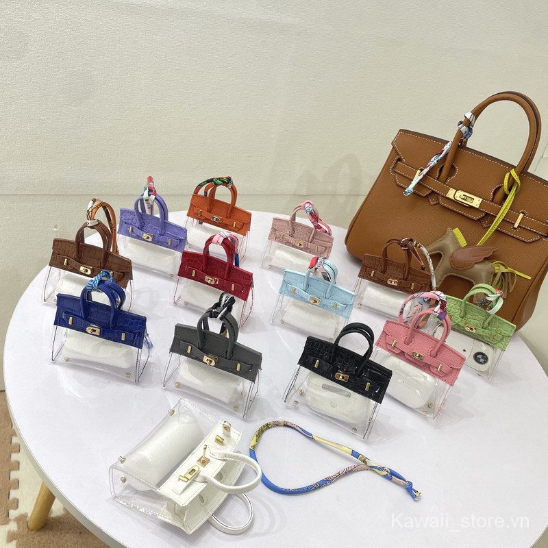 Túi Bạch Kim mini Đựng Son Môi Chìa Khóa Xe Hơi Phong Cách Mới
