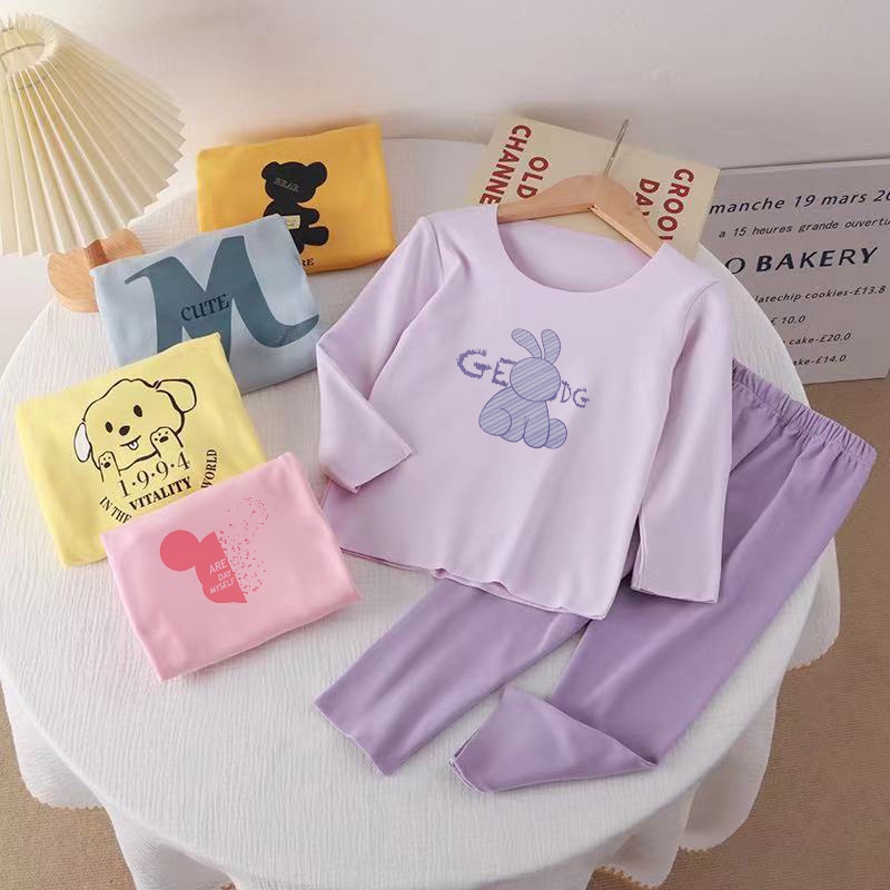 Bộ Đồ Ngủ Pijama Thời Trang Thu Đông Cho Bé đồ thu đông cho bé gái