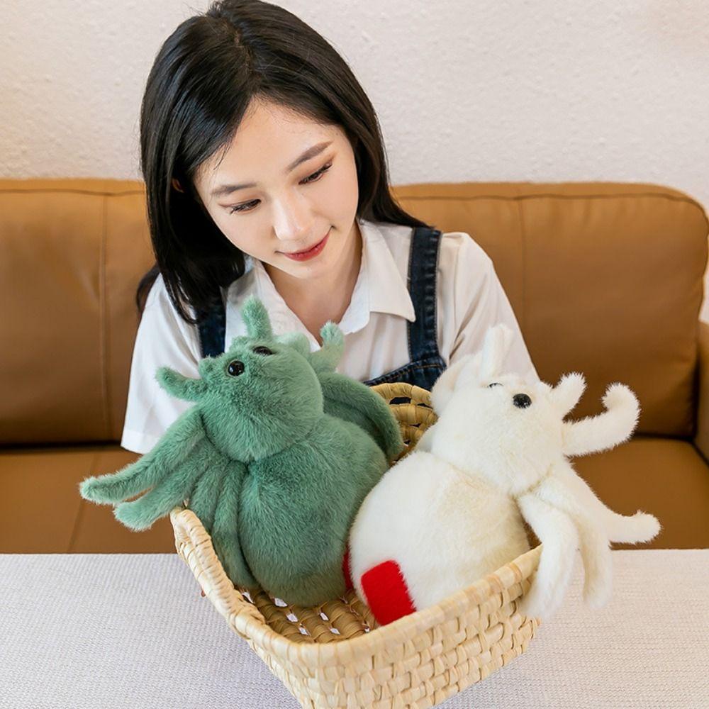 Mmluck Đồ chơi nhồi bông Hình Nhện Đen 25cm Cho halloween