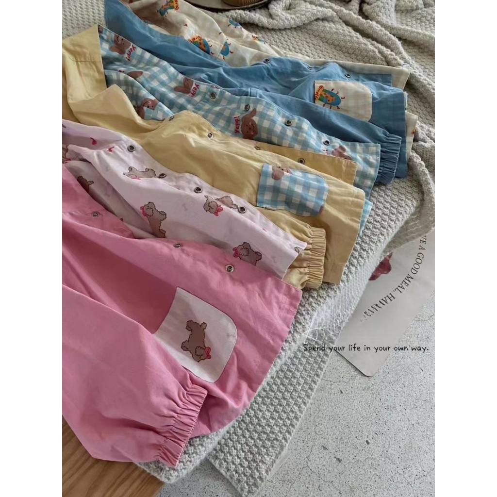 Áo Khoác Gió Hai Mặt Có Mũ Trùm In Hình Dễ Thương Thời Trang Mùa Thu 2023 Cho Bé Gái