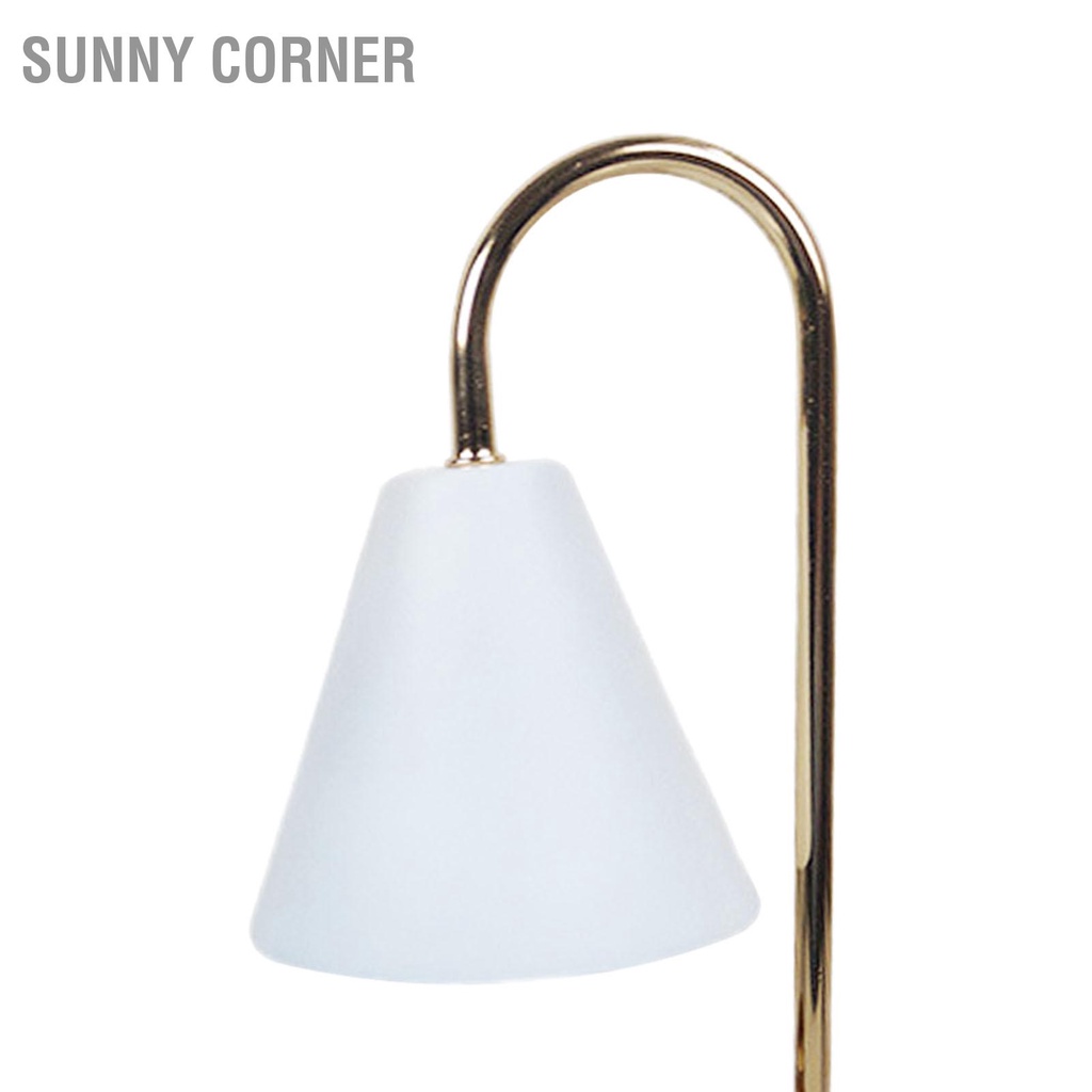 Sunny corner Có hàng sẵn Đèn sưởi ấm nến không khói có thể điều chỉnh độ sáng Trang trí đèn thơm nóng chảy cho phòng ngủ EU 220V