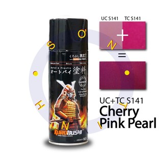 Sơn xịt Samurai màu NỀN Hồng Cherry - UC S141 (hồng phấn) (cần dùng với màu TCS141 để lên được màu Hồng Cherry)
