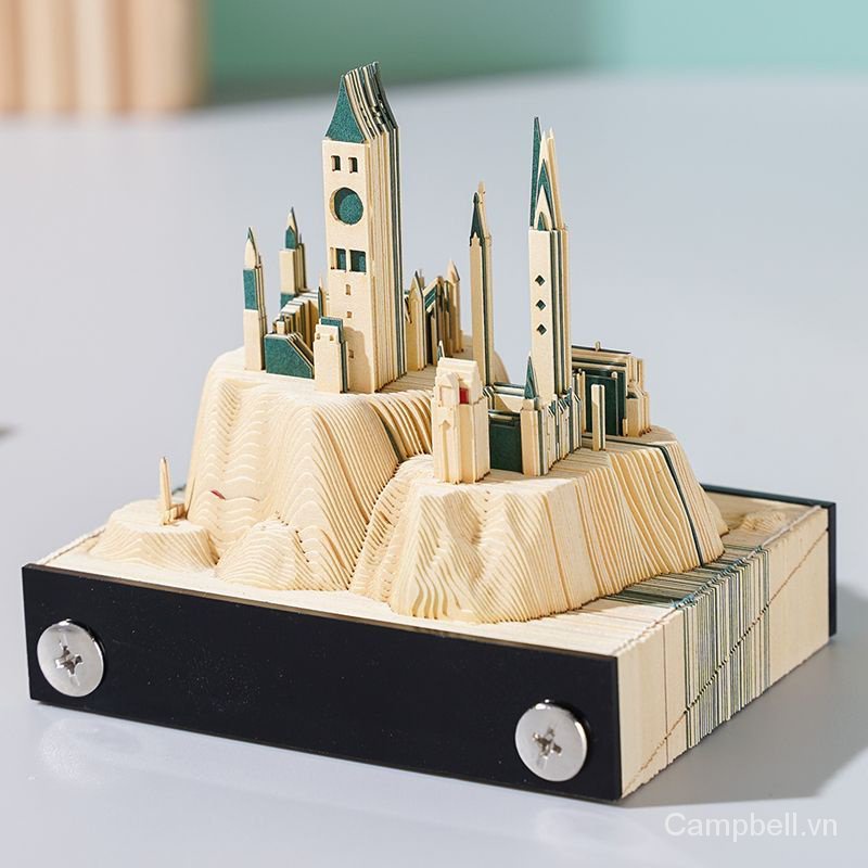 Lịch Giấy Ghi Chú 3d Phong Cách Trung Hoa Sáng Tạo