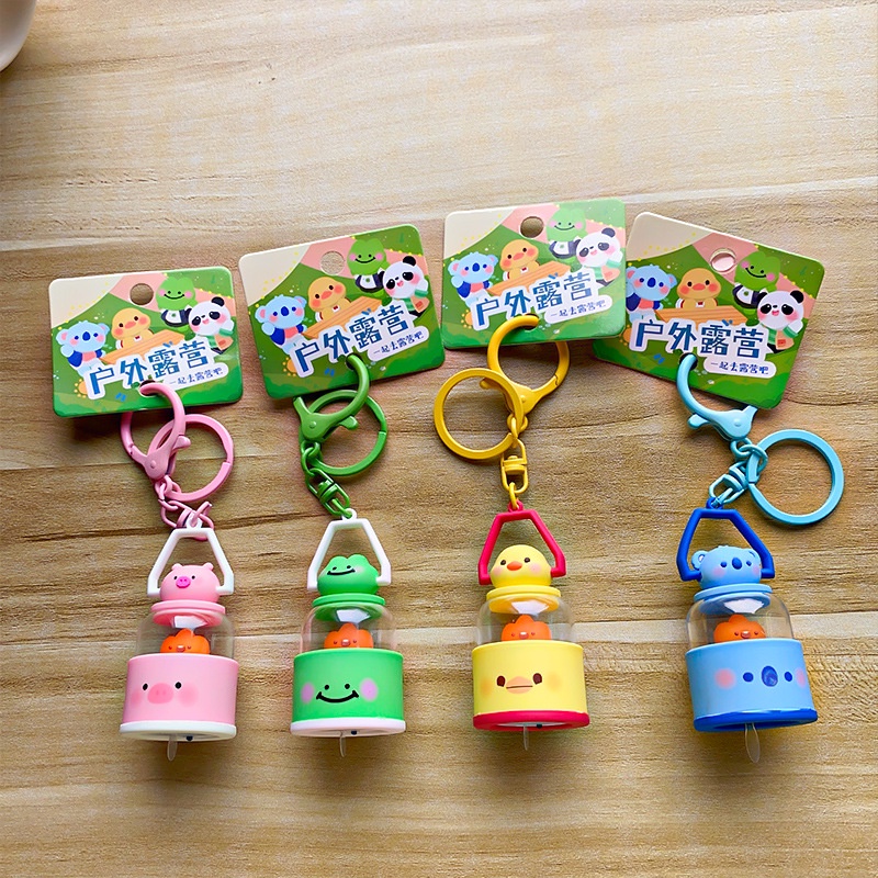 Tiktok Móc Chìa Khóa Xe Hơi / Balo Đi Học / Du Lịch Hình Hoạt Hình Dễ Thương Sáng Tạo