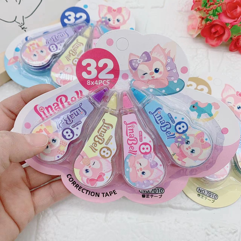 Sanrio Bút Xóa Dạng Băng Keo 4 Trong 1 Hình Cún Đáng Yêu