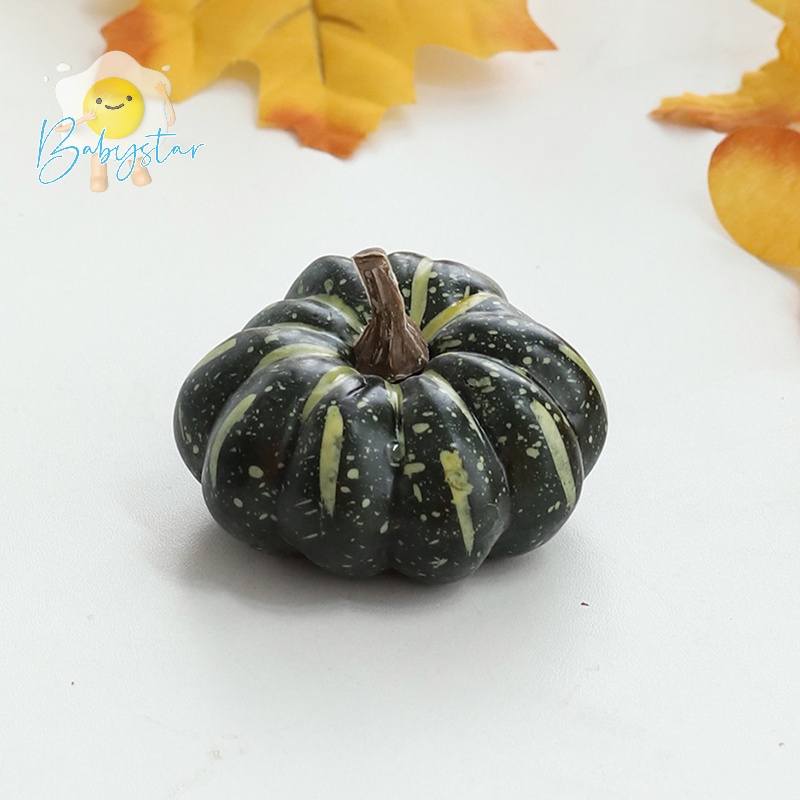 Trái Bí Ngô Giả mini Trang Trí halloween Mới