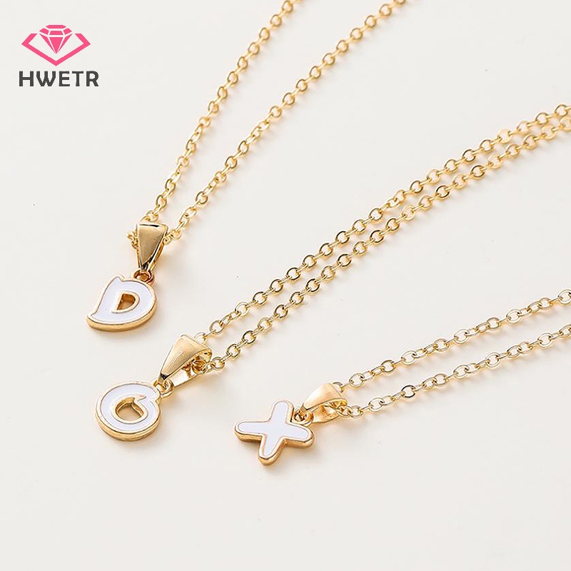 Vòng cổ Mặt 26 Chữ Cái Thời Trang Dành Cho Nam Và Nữ Mới