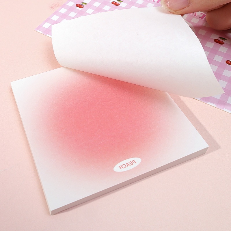 Bộ 20 / 50 / 80 Tờ Giấy Ghi Chú Màu gradient Dễ Thương