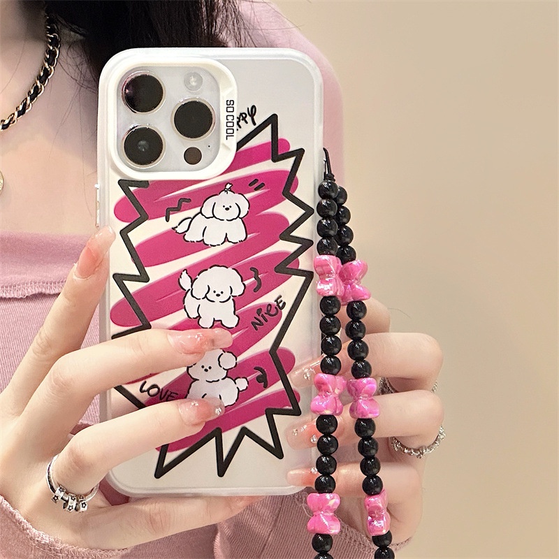 ỐP LƯNG IPHONE Ốp Điện Thoại Nhám In Hình Chú Cún Màu laser Cho iphone15 / 14promax / 13 / 12 / 11 / xr / xs / x / xsmax / 7 / 8plus