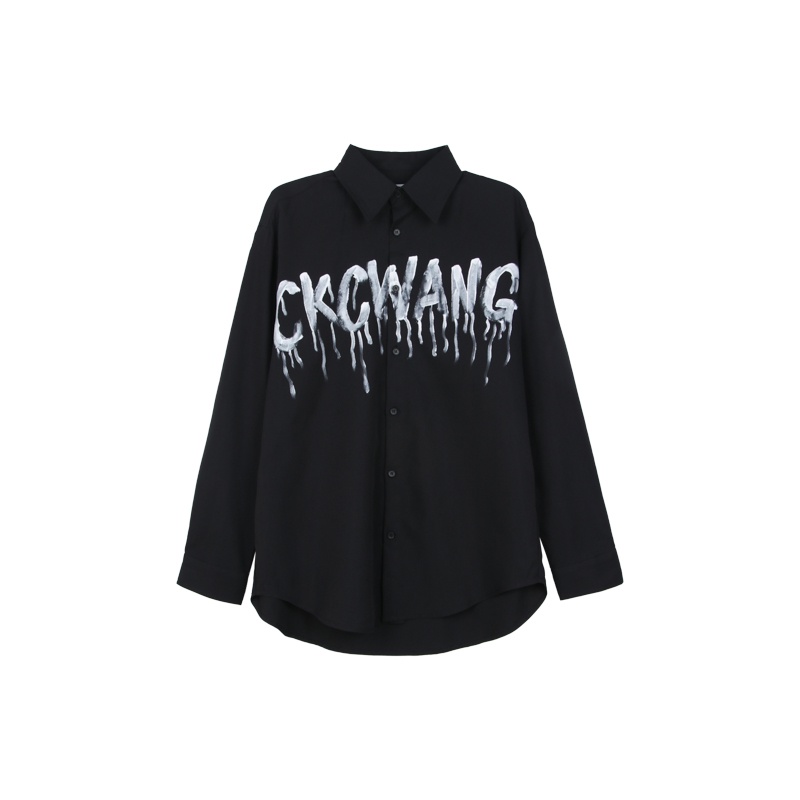 Áo Sơ Mi Dáng Rộng In Họa Tiết graffiti Thời Trang Cao Cấp Cho Nam