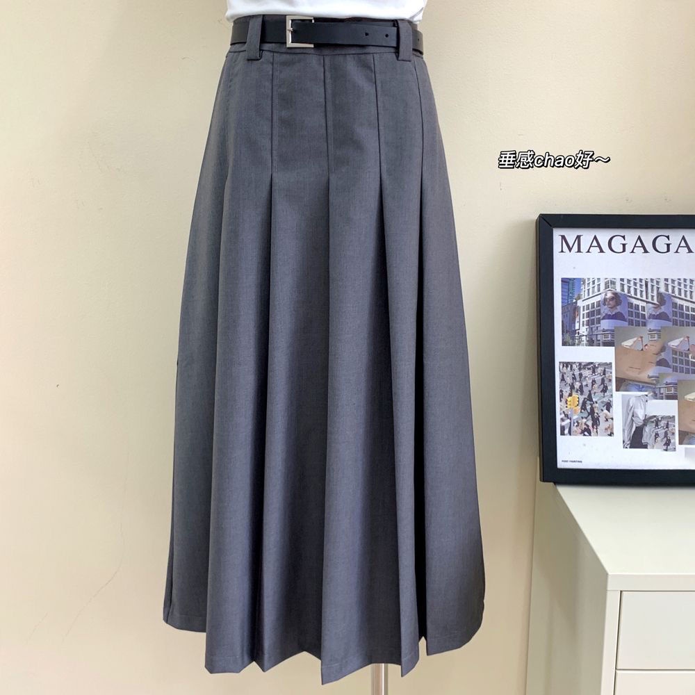 Set Áo Thun Lửng Và Chân Váy Dài Thời Trang Dành Cho Nữ